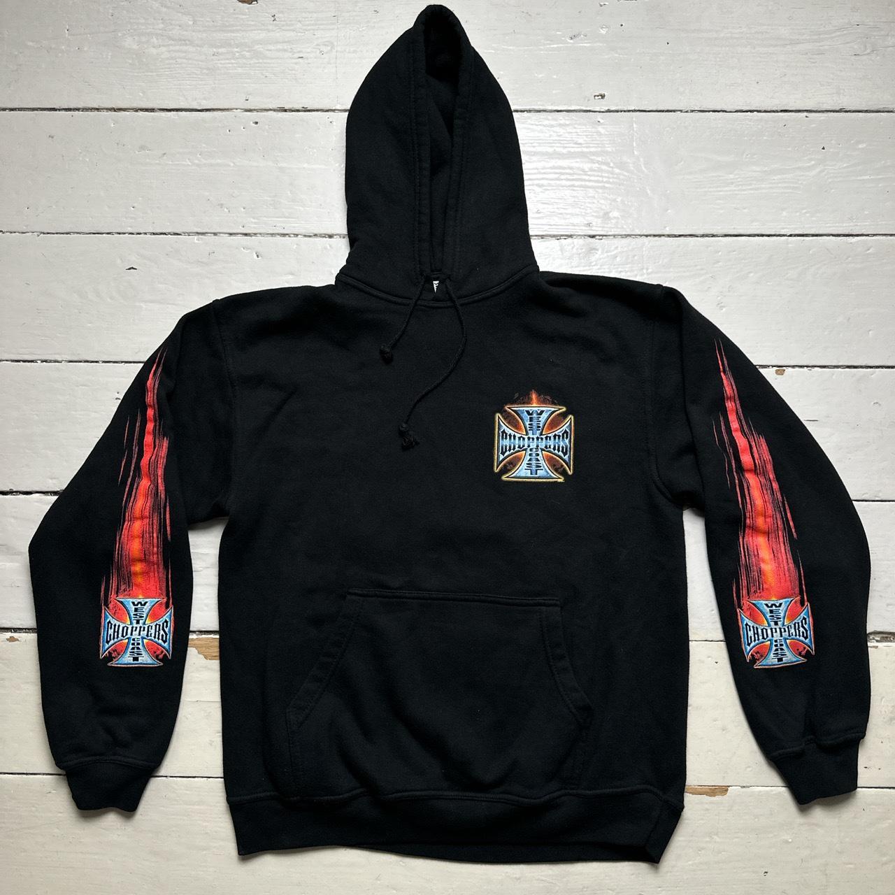 West Coast Choppers Vintage Black Hoodie