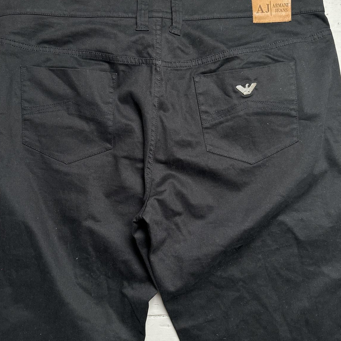 Armani Jeans Black and Silver (35W)