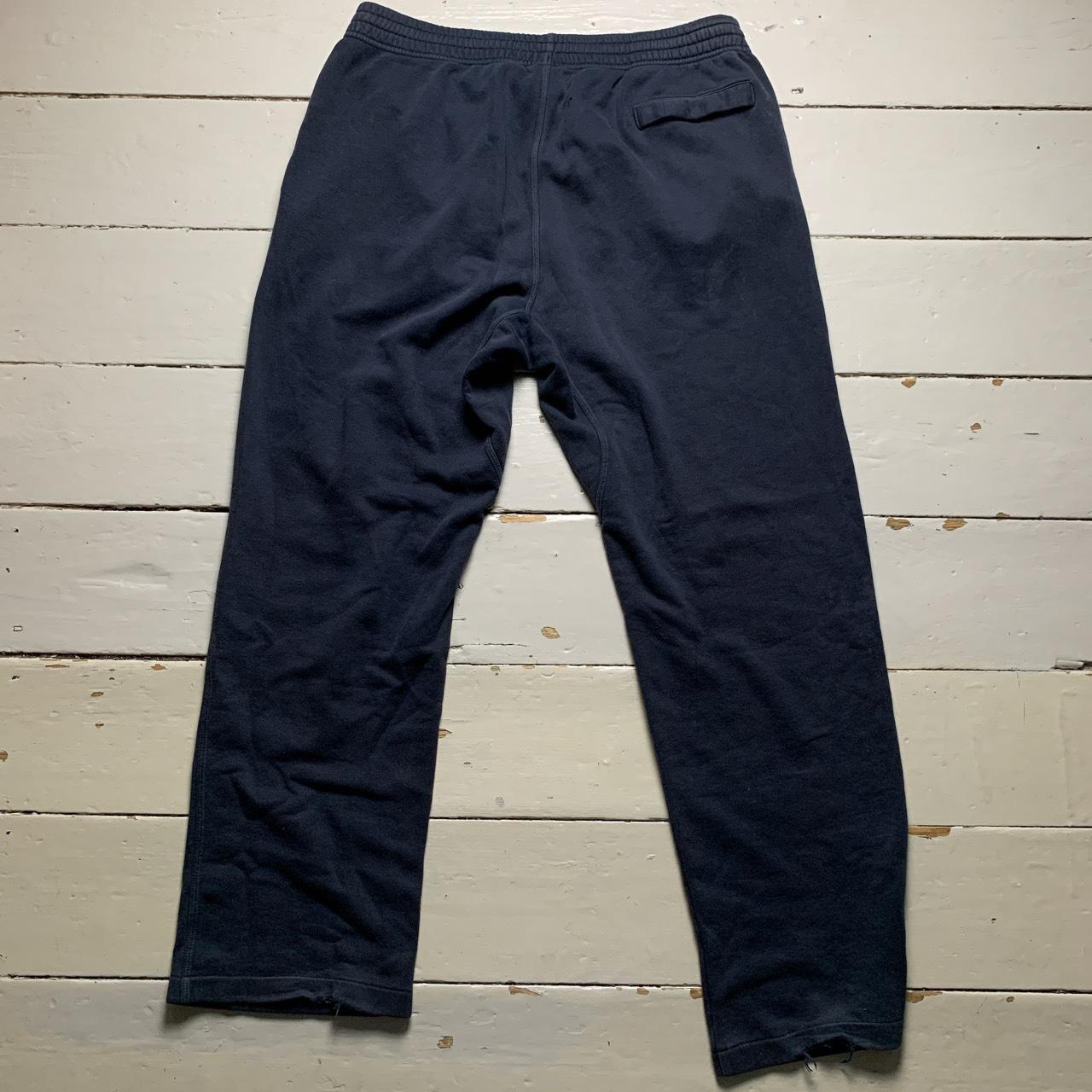 Nike Club Spellout Navy and White Joggers