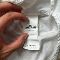 Stone Island White Short Sleeve Shirt (M)