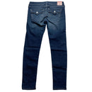 True Religion Disco Julie Big T Navy Stonewash and White Stitch Womens Jeans (31W)