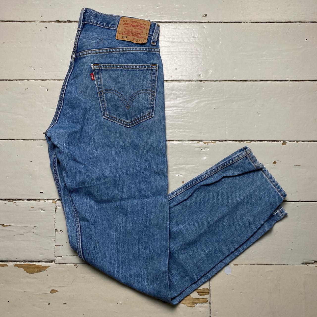 Levis 505 Baggy Light Blue Jeans