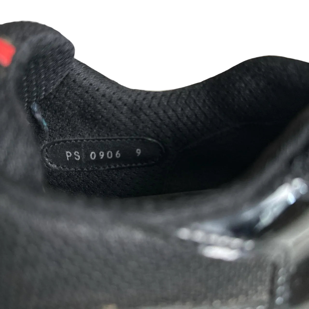 Prada Americas Cup Patent Vintage Black