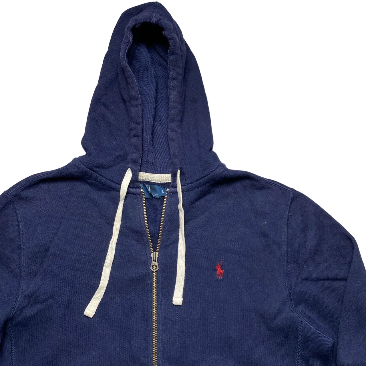 Ralph Lauren Polo Navy and Red Pony Hoodie (L)