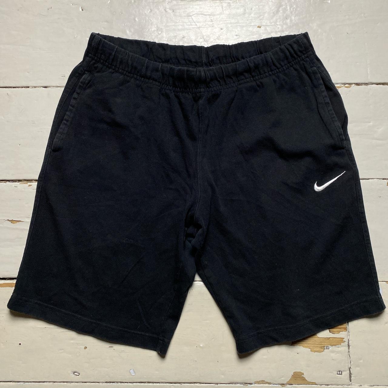 Nike Swoosh Black and White Shorts