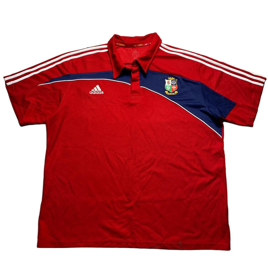 Adidas The Lions Rugby Polo Shirt Red (2XL)