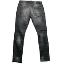 Money Clothing Jeans Grey Distressed (32W)