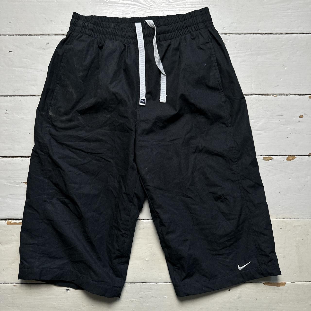 Nike Air Flight Black and White Shell Track Pant Shorts