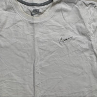 Nike Vintage Swoosh White and Grey T Shirt (L)