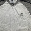 Adidas Originals White and Grey T Shirt (S)