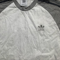 Adidas Originals White and Grey T Shirt (S)