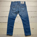 True Religion Straight Jeans Brown Contrast Stitch