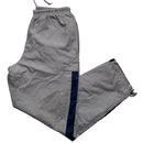Nike Vintage Baggy Track Pant Cargo Style Shell Bottoms Navy Grey and Red (XL)