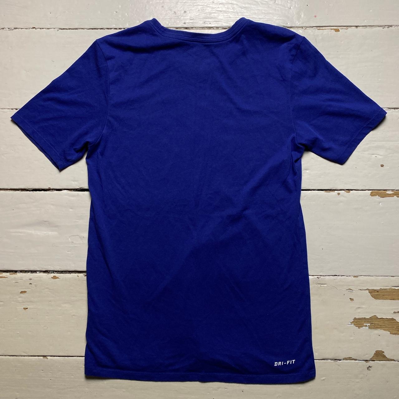 Nike SB Dri Fit Blue Yellow and White T Shirt