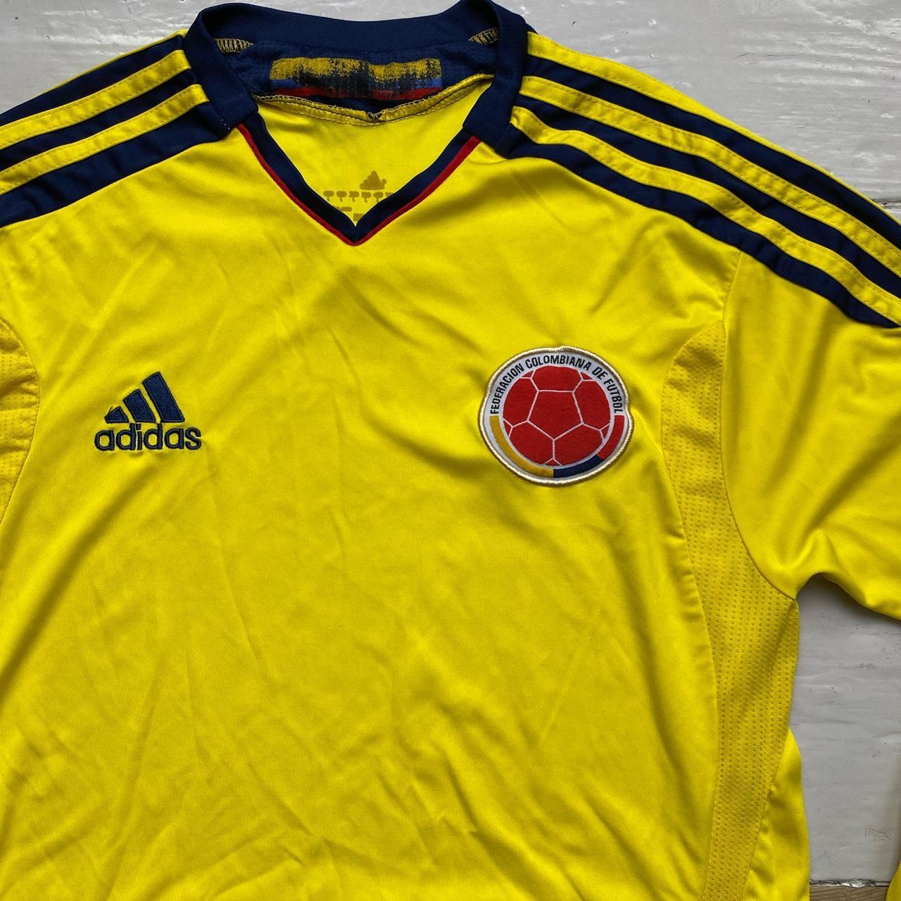 Adidas Colombia Yellow Long Sleeve Football Jersey