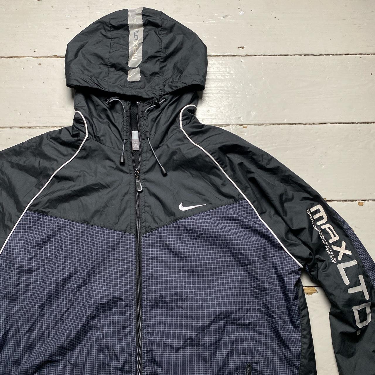 Nike Air Max LTD Vintage Black White and Grey Shell Windbreaker Tracksuit Jacket