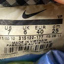 Nike Air Force 1 White and Black Gum Sole Checkered Interior (UK 6)