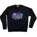 Kenzo Black Womens Floral Jumper (S)