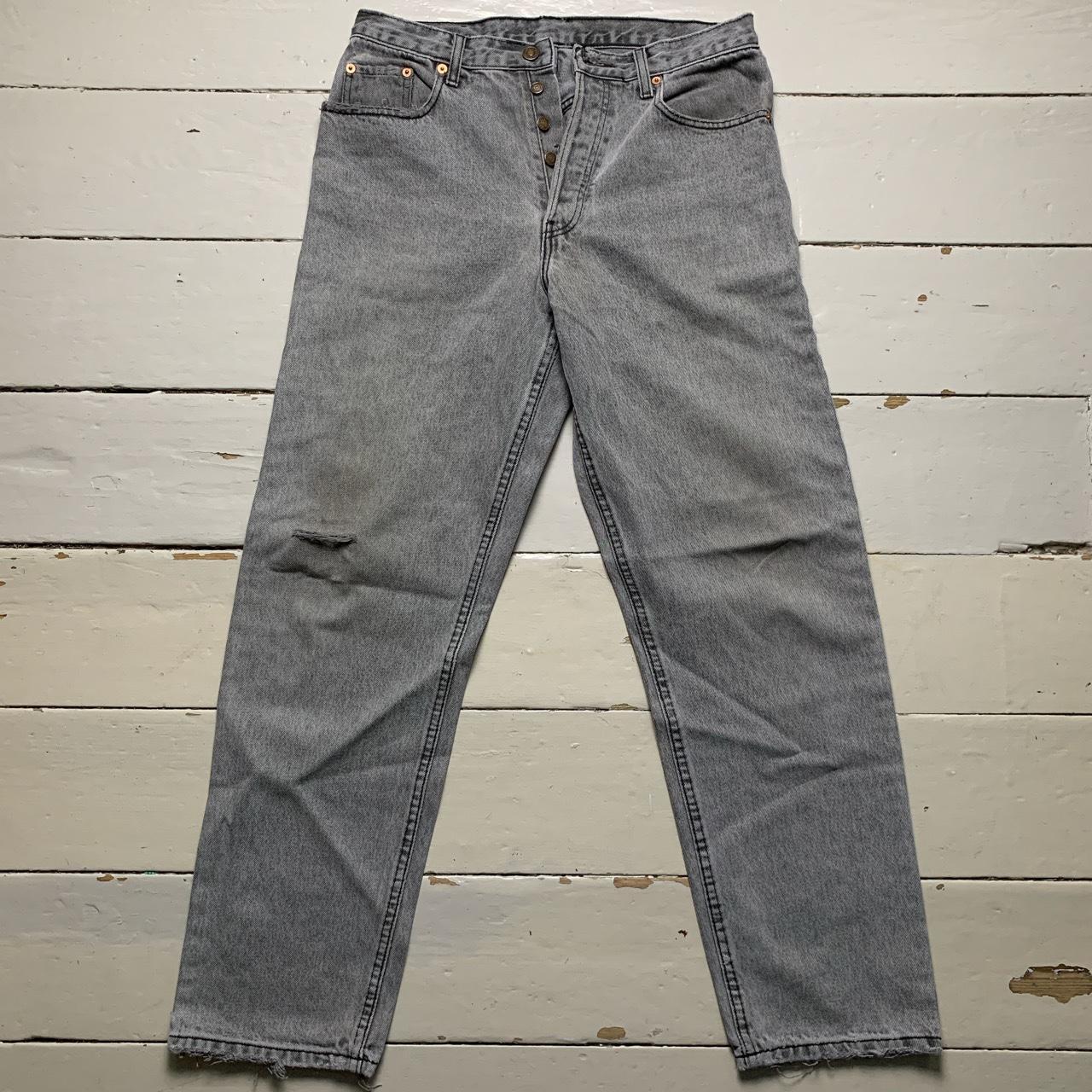 Levis 618 Grey Vintage Baggy Orange Tab Jeans