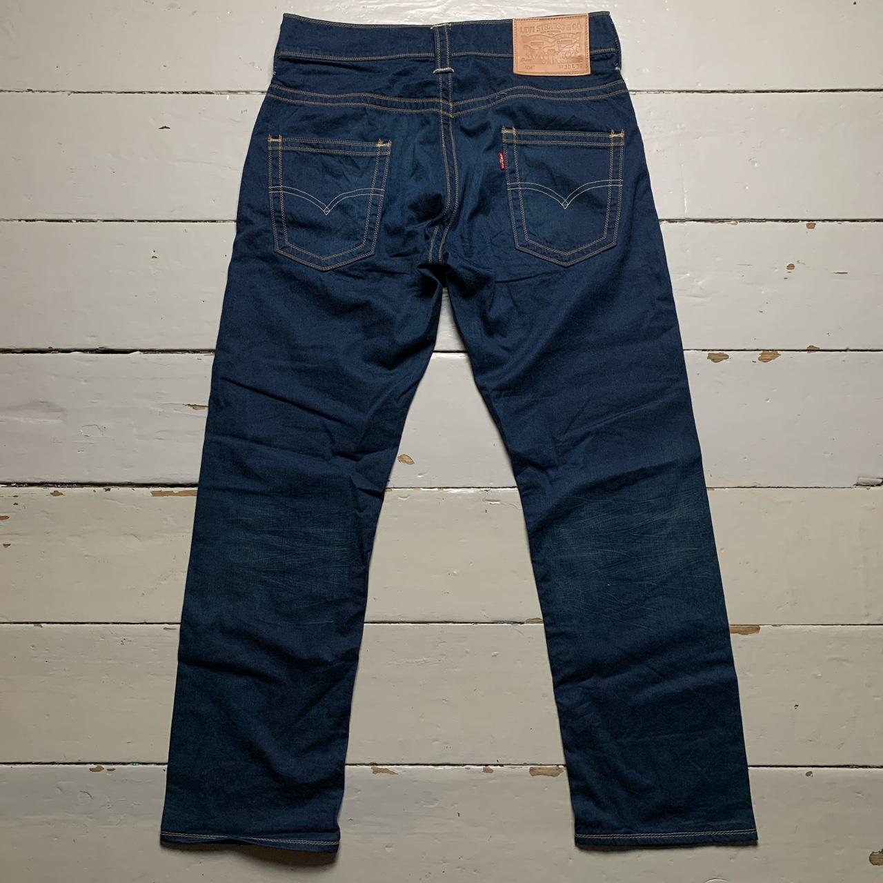 Levis 504 Navy Blue Lightweight Jeans