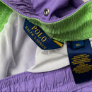 Polo Ralph Lauren Purple and Green Swim Shorts Trunks (XL)