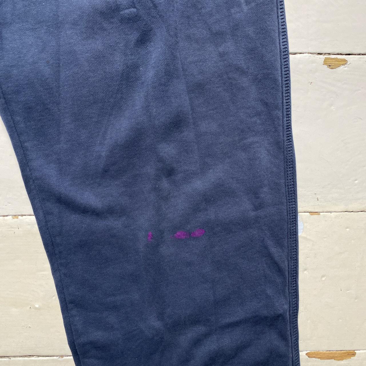 Nike Athletic Department Vintage Baggy Navy and White Swoosh Joggers
