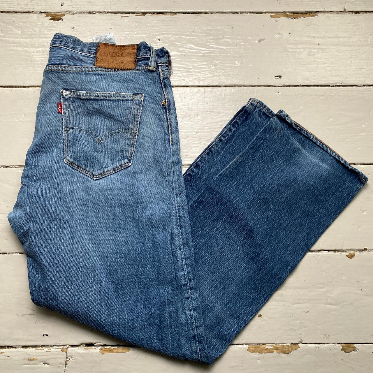 Levis 501 Baggy Stonewashed Jeans