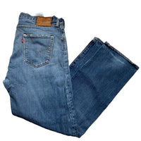 Levis 501 Baggy Stonewashed Jeans (34W)