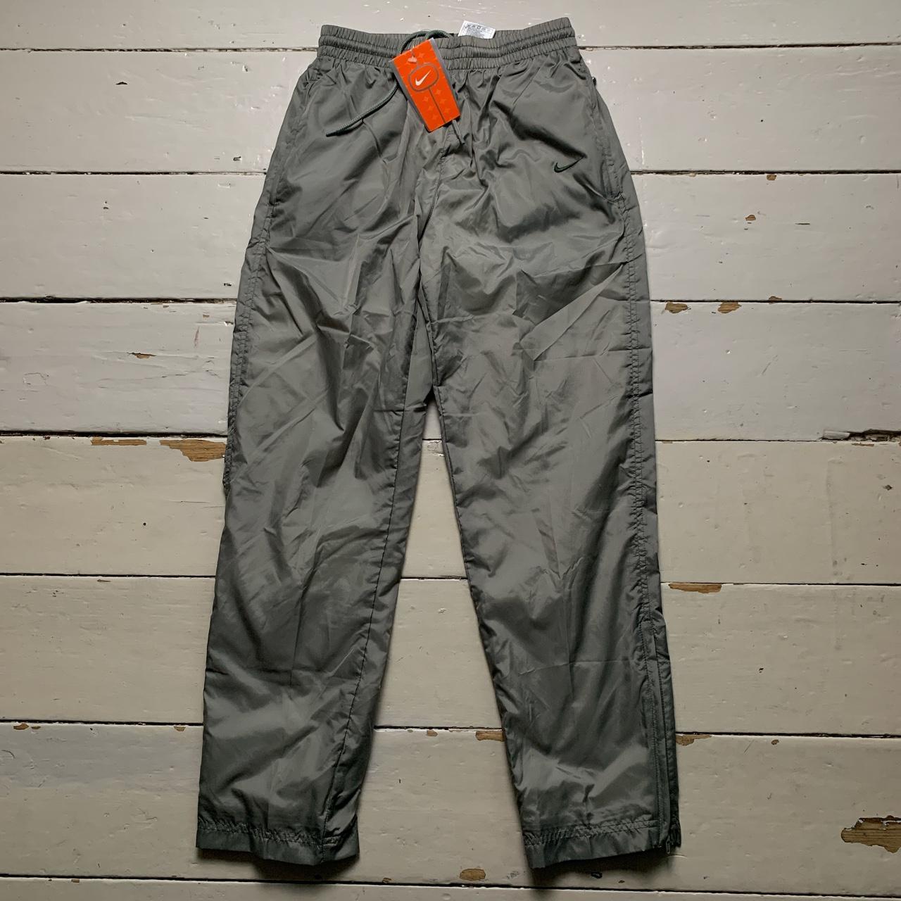 Nike Swoosh Vintage Shell Track Pant Baggy Bottoms Khaki Green