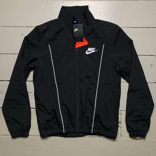 Nike Swoosh Black and White Shell Jacket