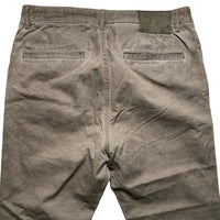 All Saints Fort Low Crotch Tapered Khaki Brown Cargo Chino Trousers (32W)