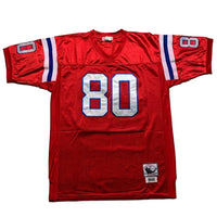 Fryar Mitchell and Ness American Football NFL Jersey Red White and Blue (L)