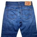 Levis 501 Navy Baggy Jeans (32W)