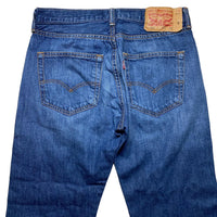 Levis 501 Navy Baggy Jeans (32W)