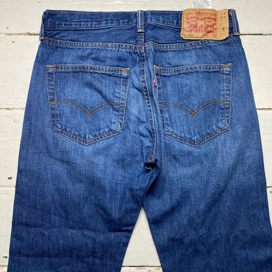 Levis 501 Navy Baggy Jeans