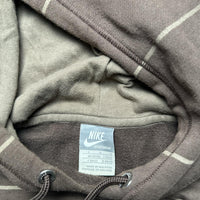 Nike Vintage Brown and Orange Swoosh Hoodie (L)