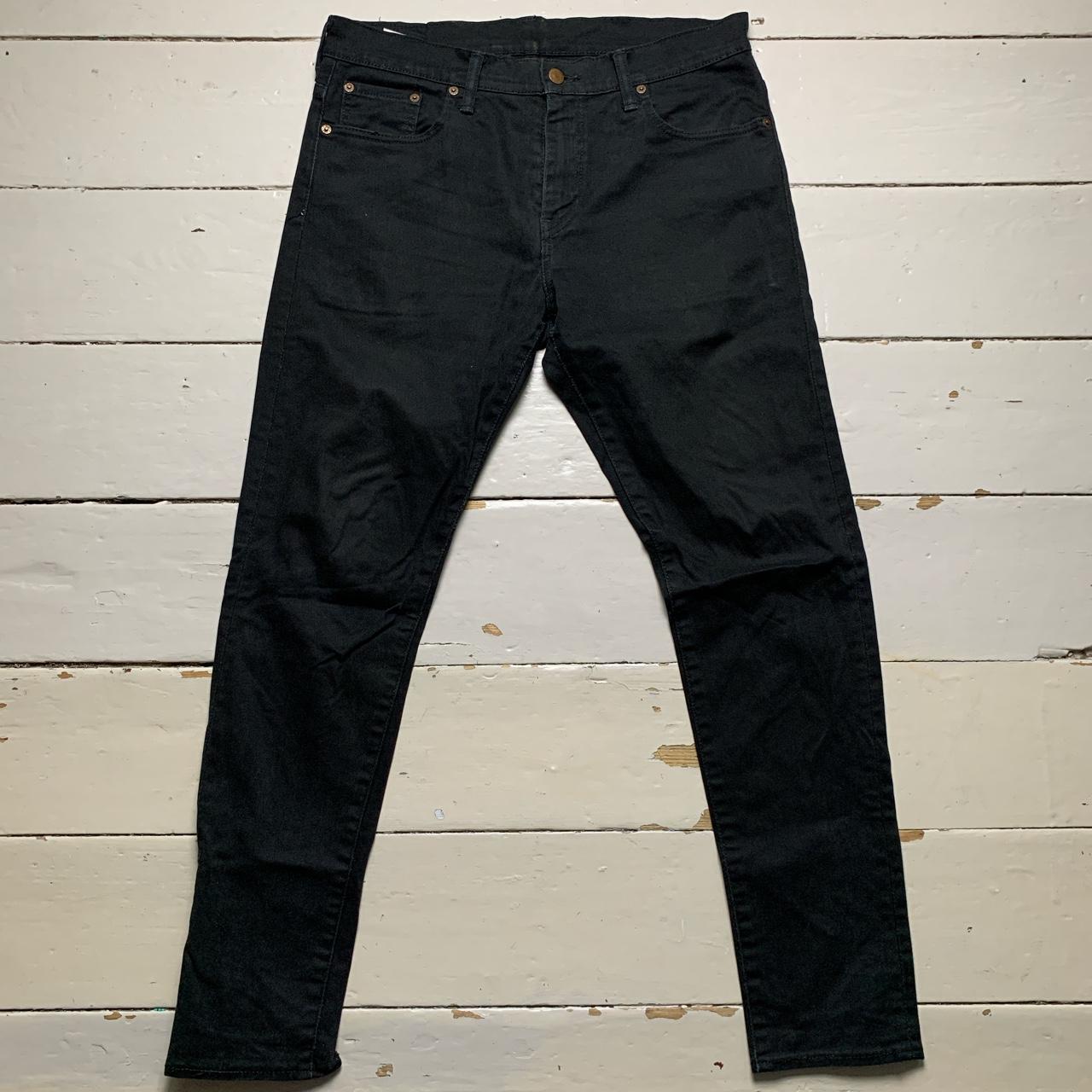 Levis Jet Black 520 Slim Jeans