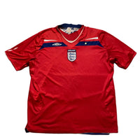 England Vintage Umbro Red Football Jersey 08-10 (2XL)