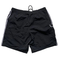 Adidas Vintage Shell Track Pant Cargo Shorts Black and Silver (2XL)