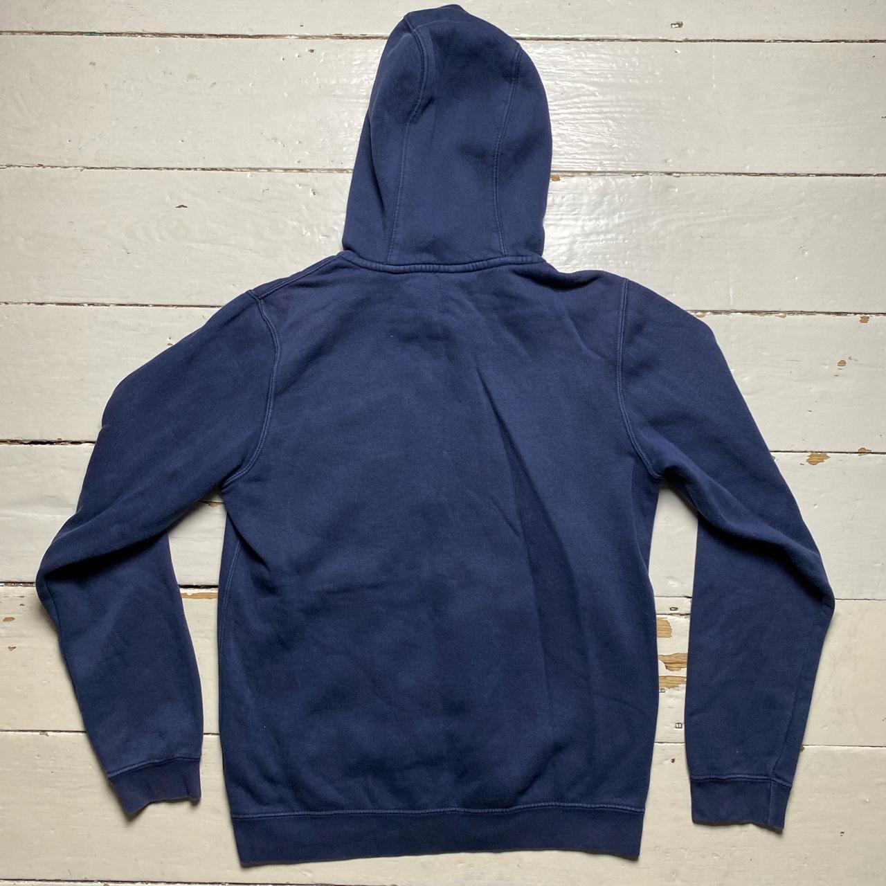 Nike Swoosh Hoodie Navy and White Swoosh