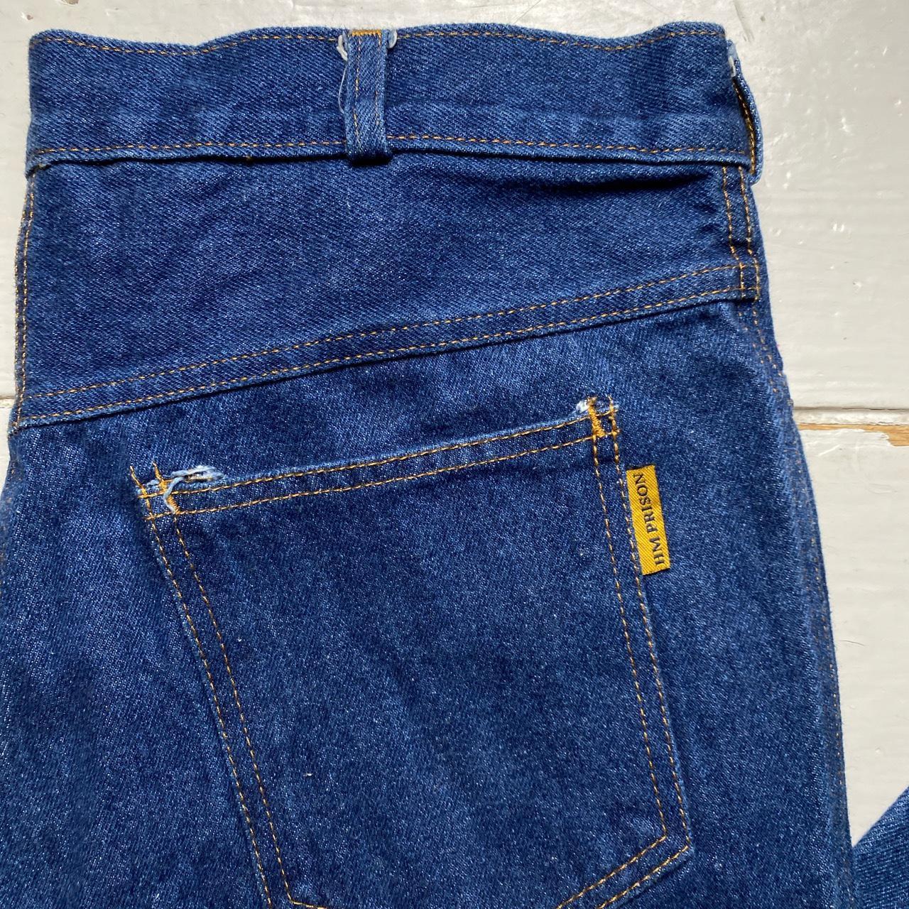 HM Prison Vintage Navy Baggy Jeans