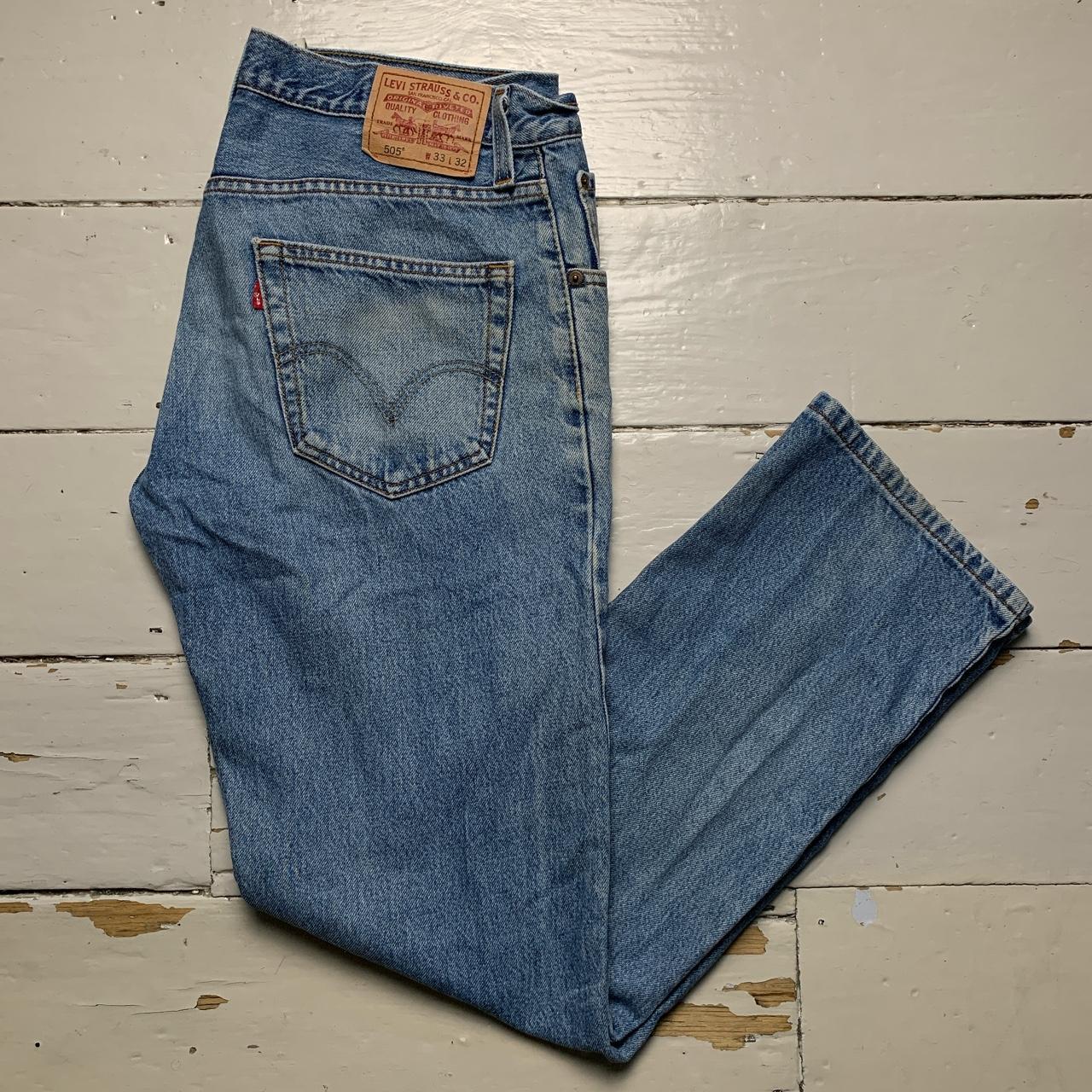 Levis 505 Baggy Blue Stonewash Jeans