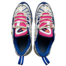Nike Air Max 98 Blue Pink Yellow and White (UK 4)