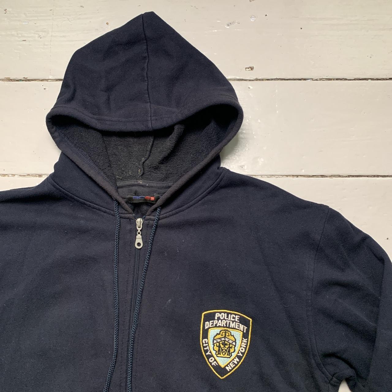 New York Police Department NYPD Vintage Black Hoodie