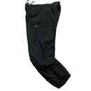 Nike Shell Trackpant Baggy Tracksuit Bottoms Black and Gold (L)