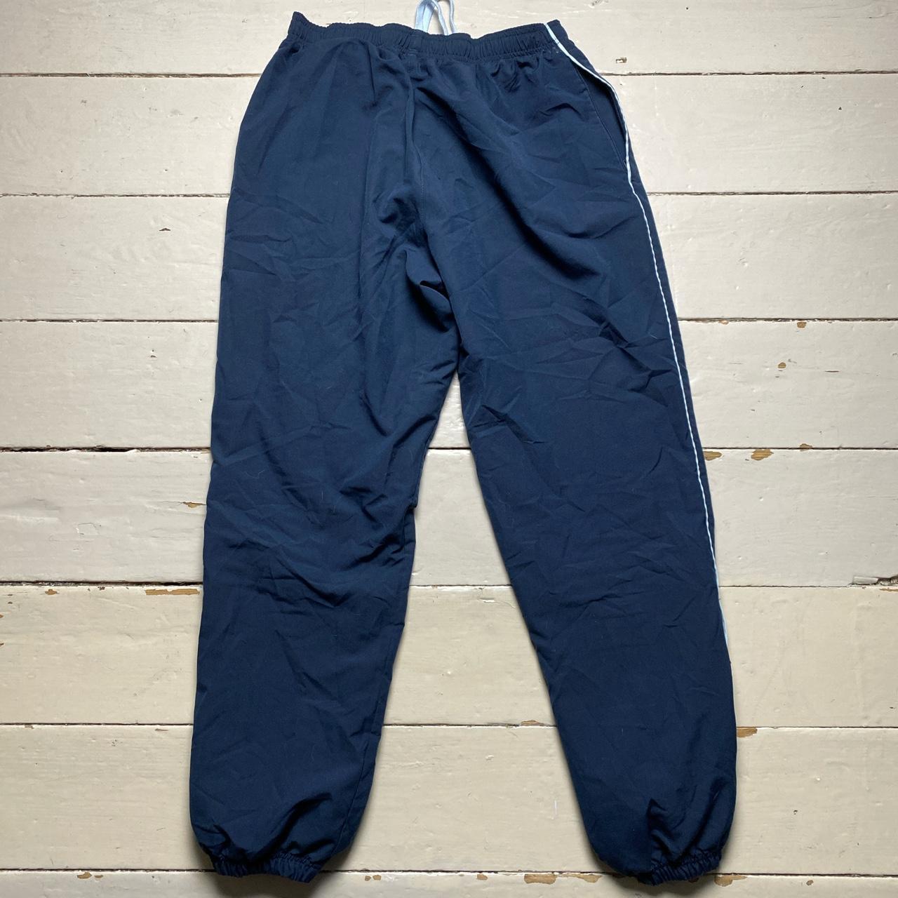 Reebok Navy and Light Blue Shell Baggy Bottoms