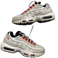 Nike Air Max 95 Light Bone Habanero Red (UK 8)