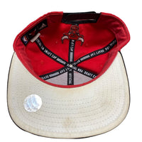 Chicago Bulls Red and Black Adidas Snapback Cap