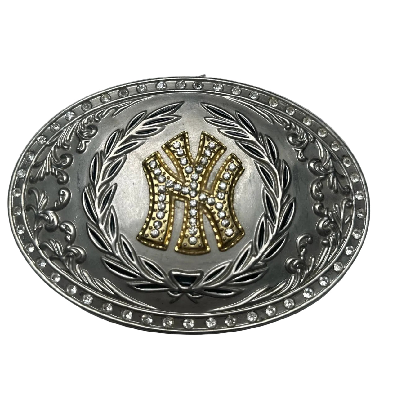 New York Yankees Vintage Buss Down Diamante y2k Belt Buckle