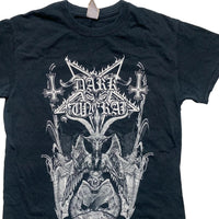 Dark Funeral Heavy Metal Goth Grunge T Shirt Black and White (S)